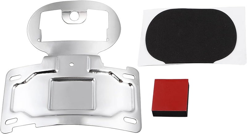 XMMT Chrome License Plate Relocation Bracket for Harley Electra Glide Road Glide Ultra Limited CVO 2014-2023 - Image 1